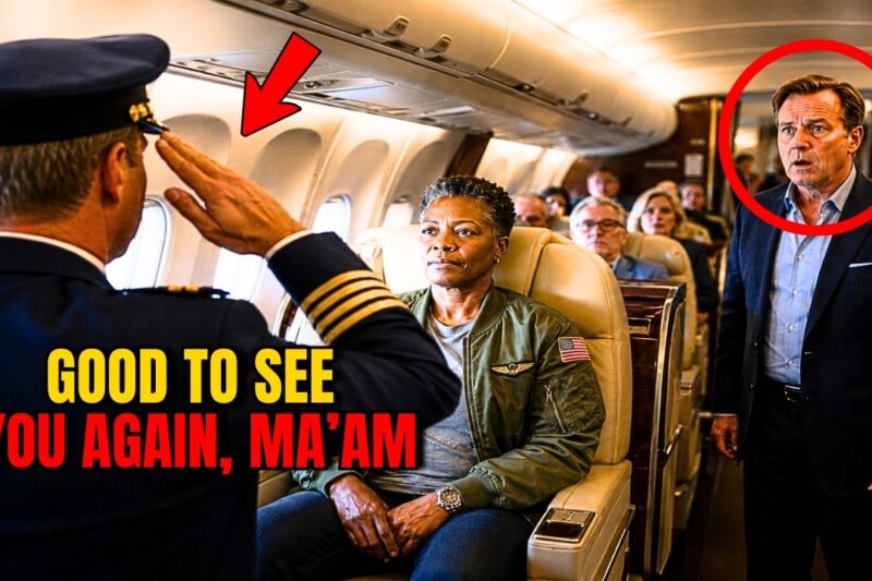 He Called Security on a Black Woman — Then the Pilot Saluted Her Before Takeoff