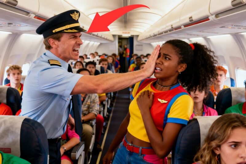 Pilot Slaps Black Girl in First Class— Unaware She’s the Airline’s Silent Billionaire Owner
