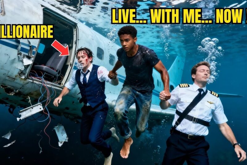 Black Kid Pulled CEO From a Sinking Jet — What the CEO Did Next Left Everyone Speechless