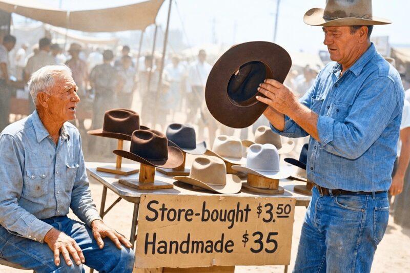 Nobody Wanted His Handmade Hats — Then John Wayne Tried One On and Everything Changed