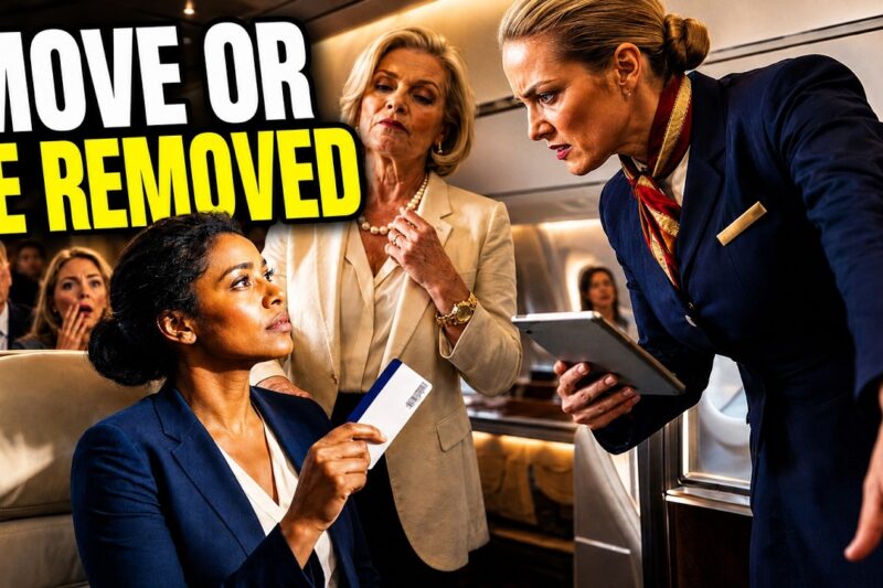 Black CEO Removed from First-Class Seat for White VIP — 5 Minutes Later, the Entire Crew Is Fired