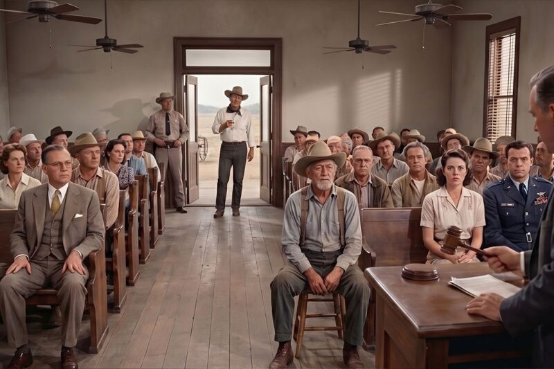 John Wayne Walked Into A Foreclosure Auction In Oklahoma 1956,Then He Named a Shocking Price…