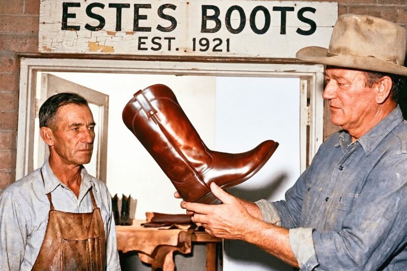 John Wayne Walked Into A Boot Maker’s Shop In Arizona 1961 — What Was On That Shelf Stopped Him Cold