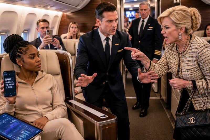 Passenger Complained About Black Girl in First Class — Little Did She Know Her Mom Owns the Airline.