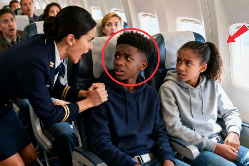 Black Twins Abused by Flight Attendant — Everything Stops When Their CEO Dad Appears…