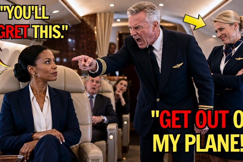 Pilot Ordered Black Woman Off First Class — His Face Went Pale When She Walked In as the CEO
