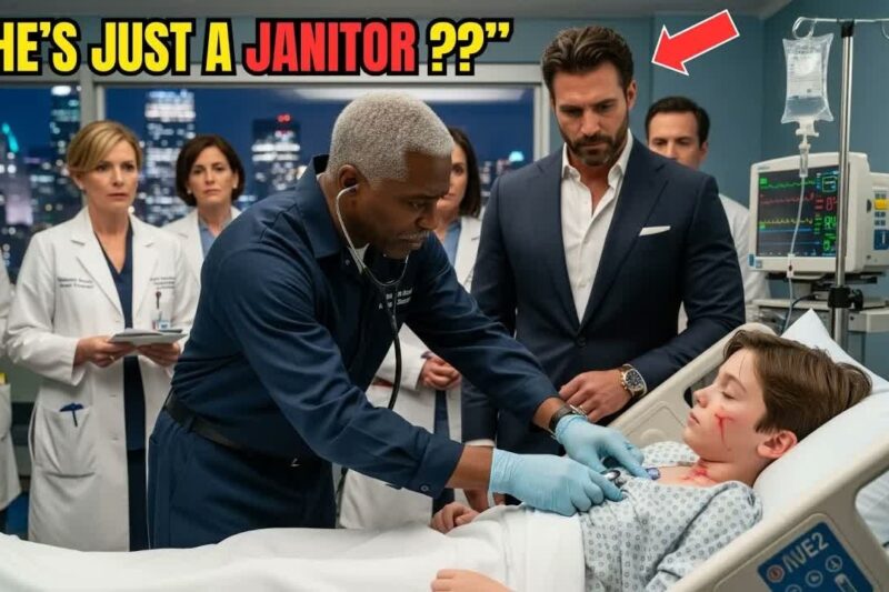 100 Doctors Couldn’t Identify the Mafia Boss’s Son’s Illness — Until the Janitor Whispered “I Can”