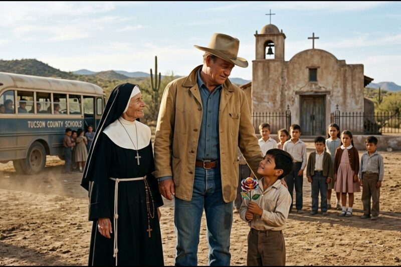 John Wayne Saw Forty Orphans About To Be Given Away In Tucson 1957 — Then He Bought Their Home
