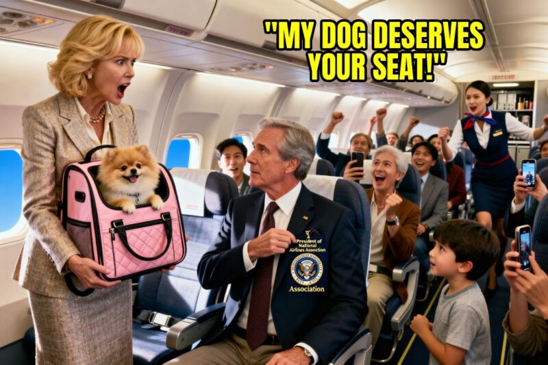 Karen Demanded Passenger Give Up His Seat for Her Dog — Unaware He Is President of Airlines