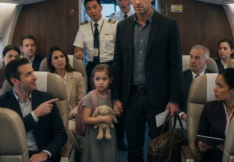 They Banished a Solo Dad and His Sweet Daughter from First Class, Utterly Unaware the Captain Was Ready to Embrace the Stranger Everyone Else Despised.